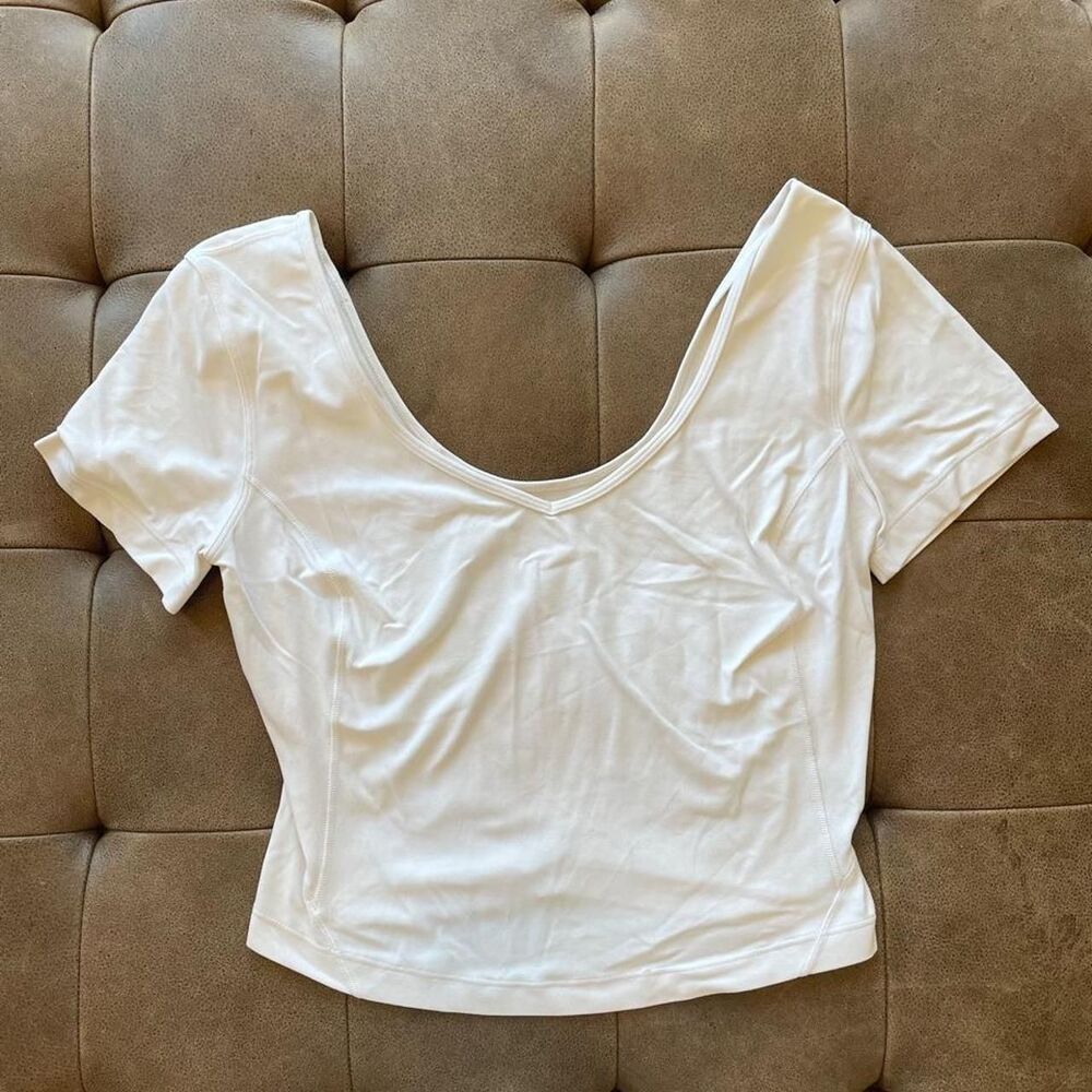 Lululemon Women's White T-shirt